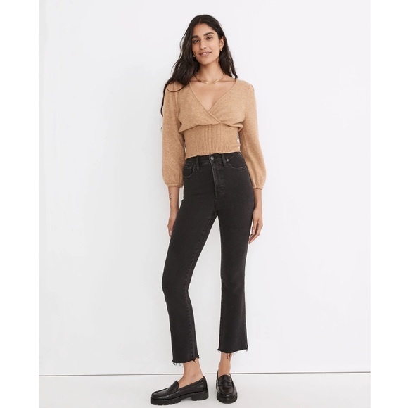 Madewell Cali Demi-Boot Jeans in Bayland Wash: Raw-Hem Edition - Picture 3 of 7